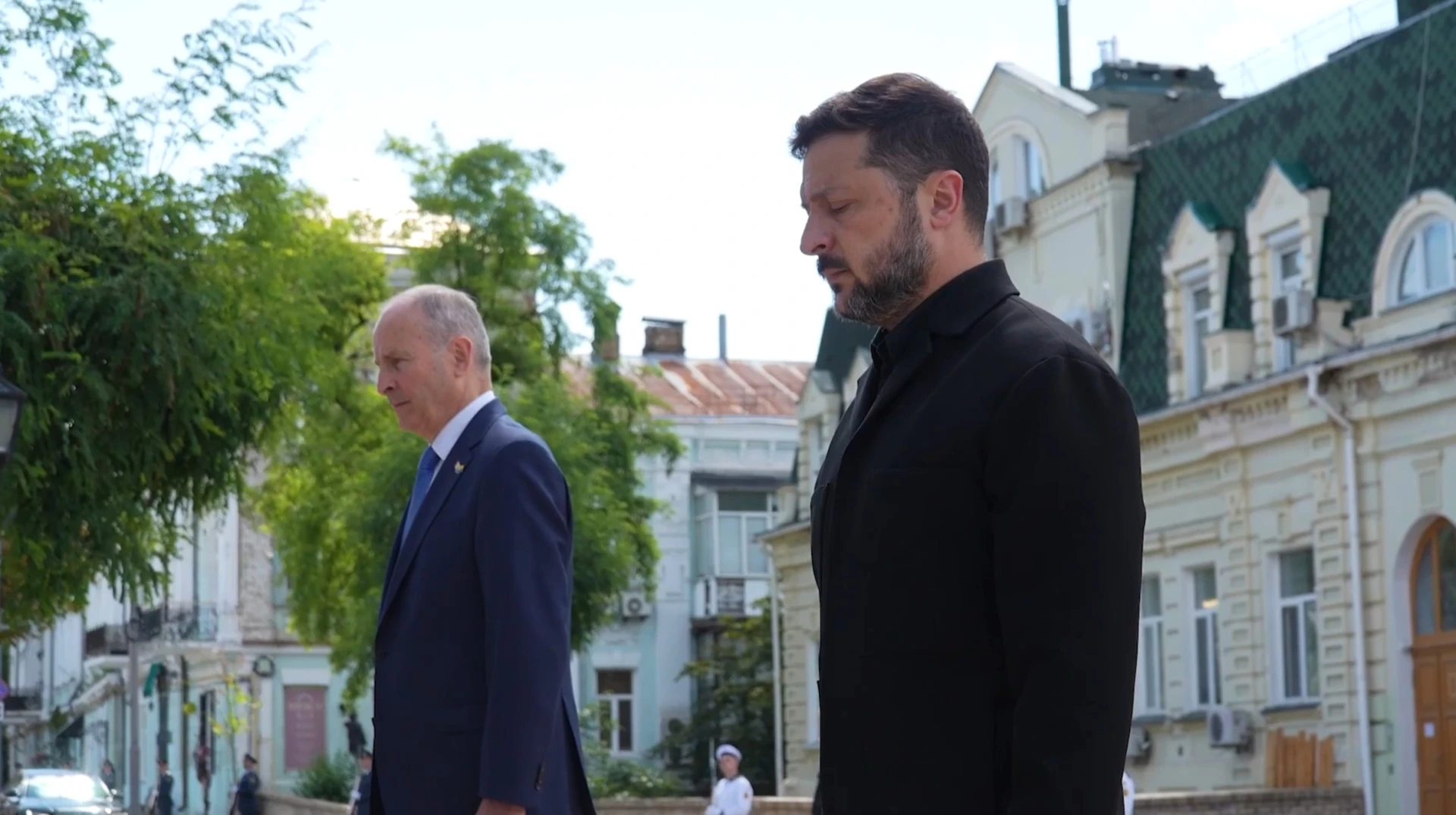 Володимир Зеленський і Міхол Мартін під час спільної пресконференції в Києві