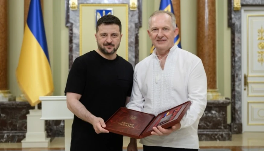 Гендиректор лікарні ім. Мечникова Сергій Риженко (фото: Микола Лукашук via Telegram)
