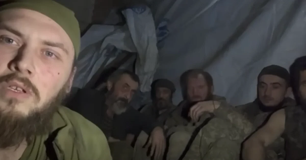 Скриншот із відеозвернення бійців 121 бригади ТрО зі скаргами на відсутність ротацій та постачання