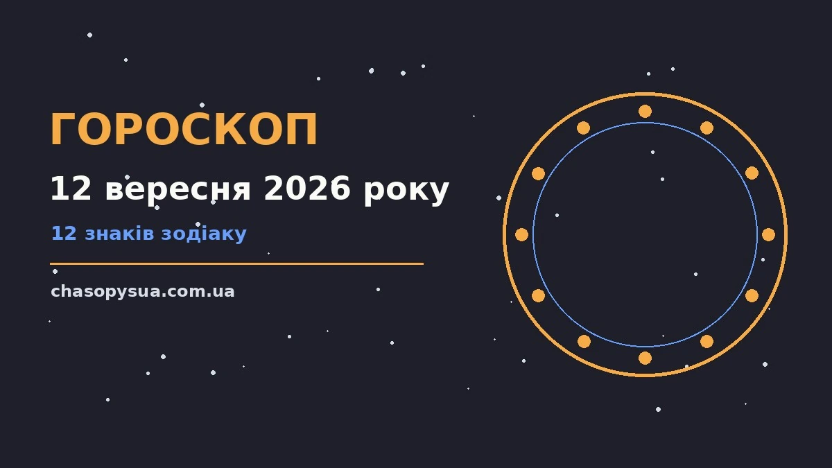 Гороскоп на 12 вересня 2026 року: прогноз для кар'єри, фінансів і переговорів