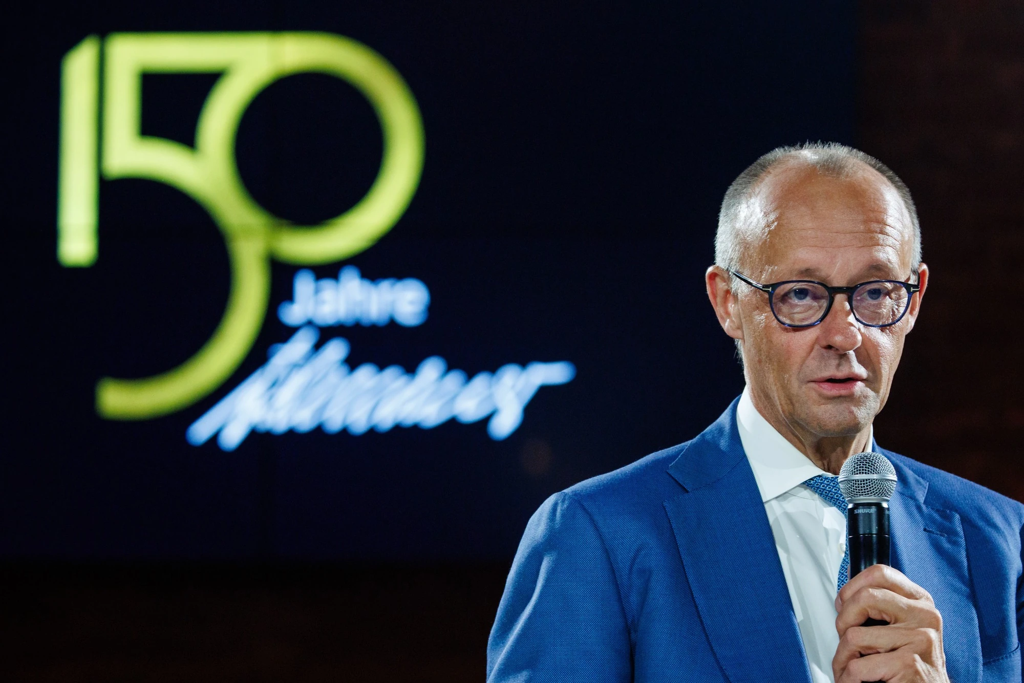 Канцлер Фрідріх Мерц під час засідання в Берліні