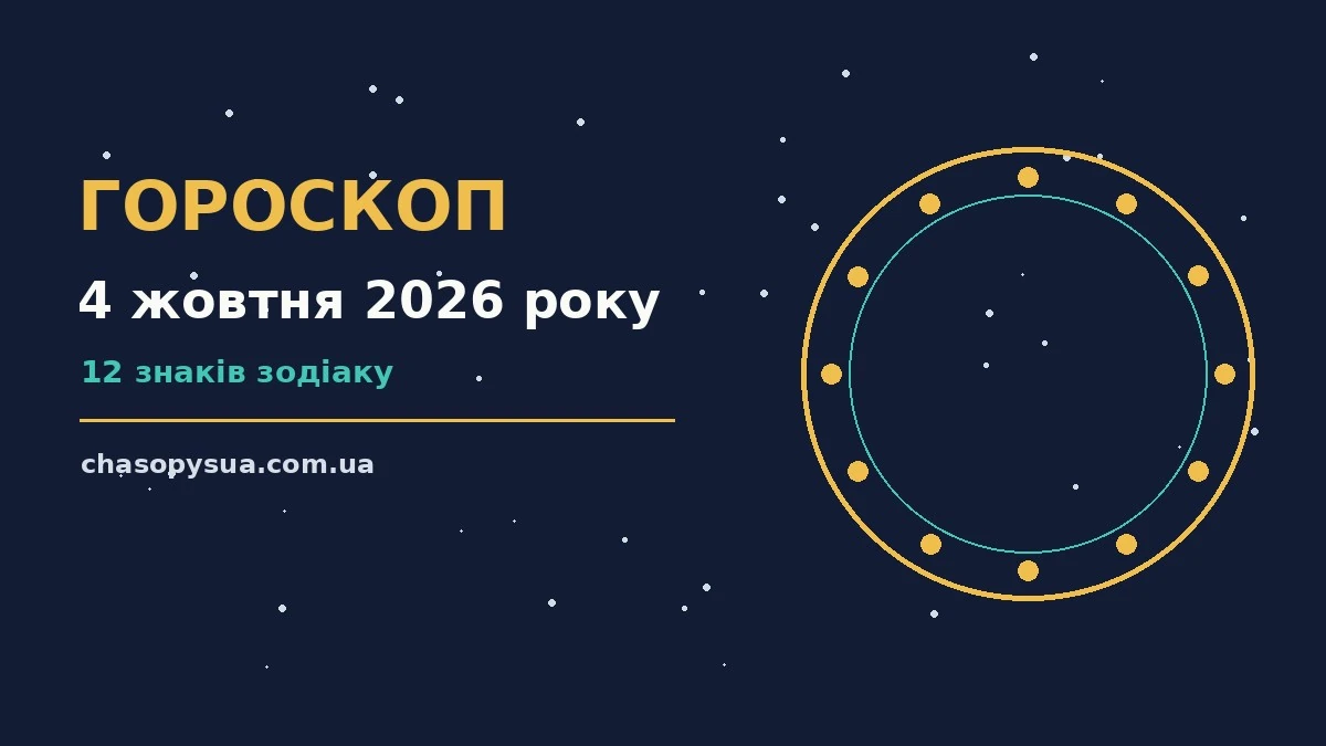 Гороскоп на 4 жовтня 2026 року, ранкова кава з нотатником на столі